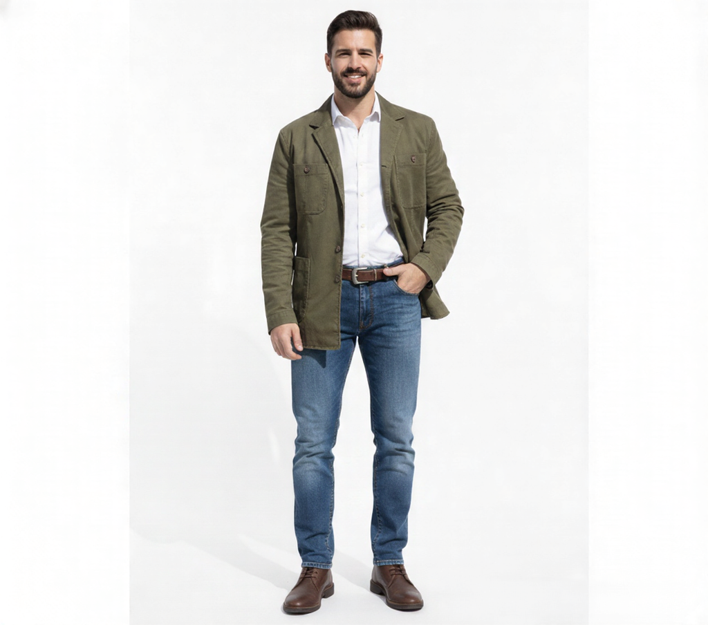 Four Seasons Blue Denim Cotton Jeans